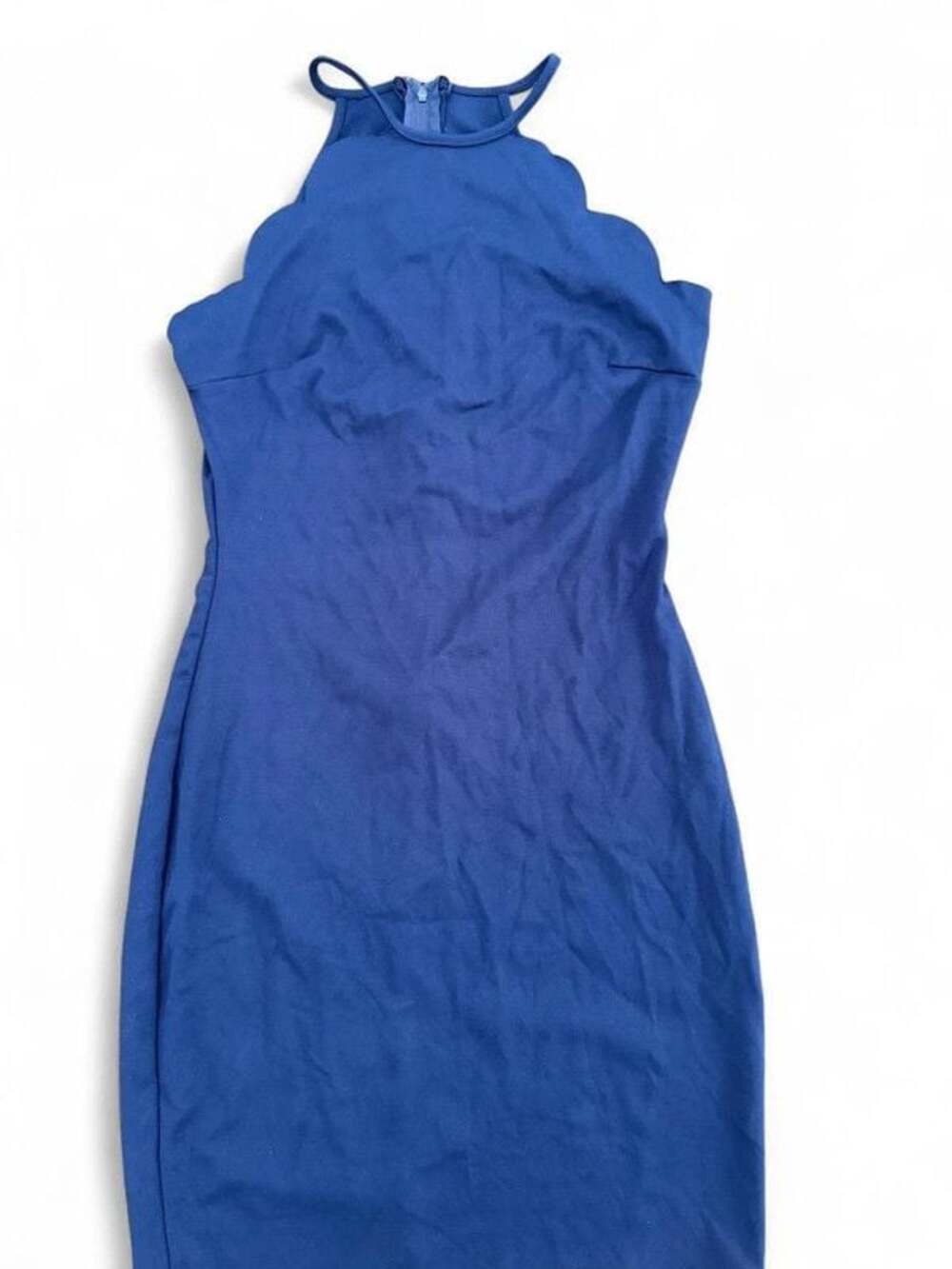 Charlotte Russe blue halter neck dress Size M